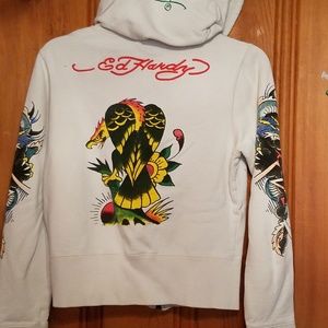 Ed Hardy zip hoodie